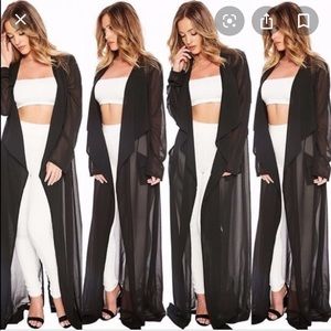 Naked wardrobe sheer duster